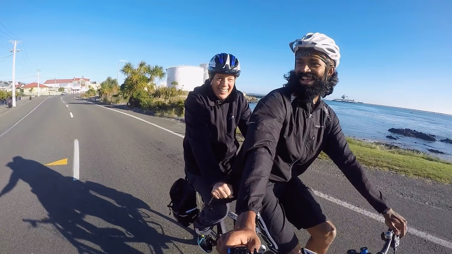 Naresh with Tim Shadbolt